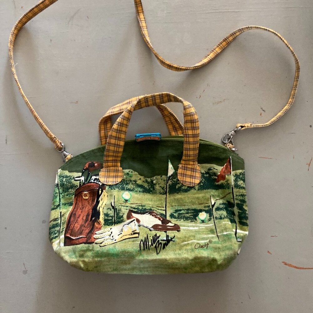 Anne Ormsby bag - golf themed